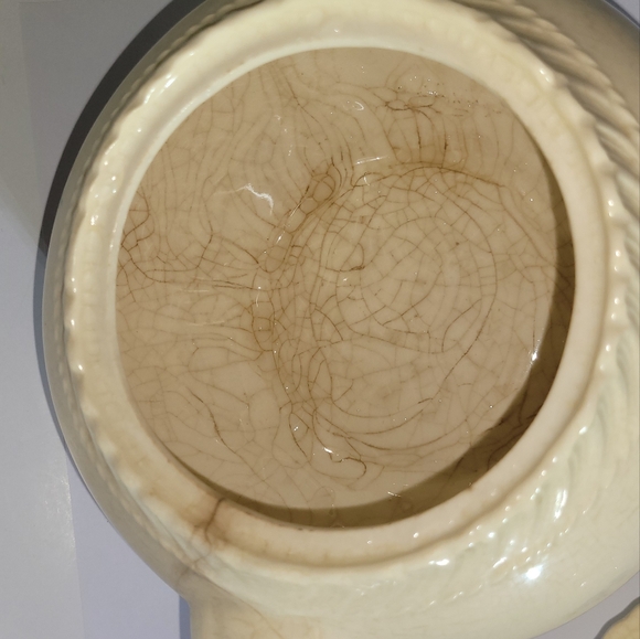 Antique Colorful Floral Harker Ware Teapot - Picture 6 of 10